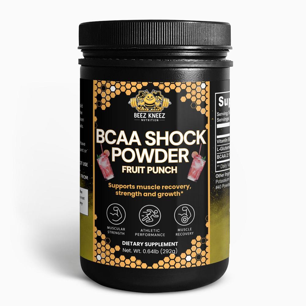 BCAA Shock Powder (Fruit Punch) - Beez Kneez Nutrition