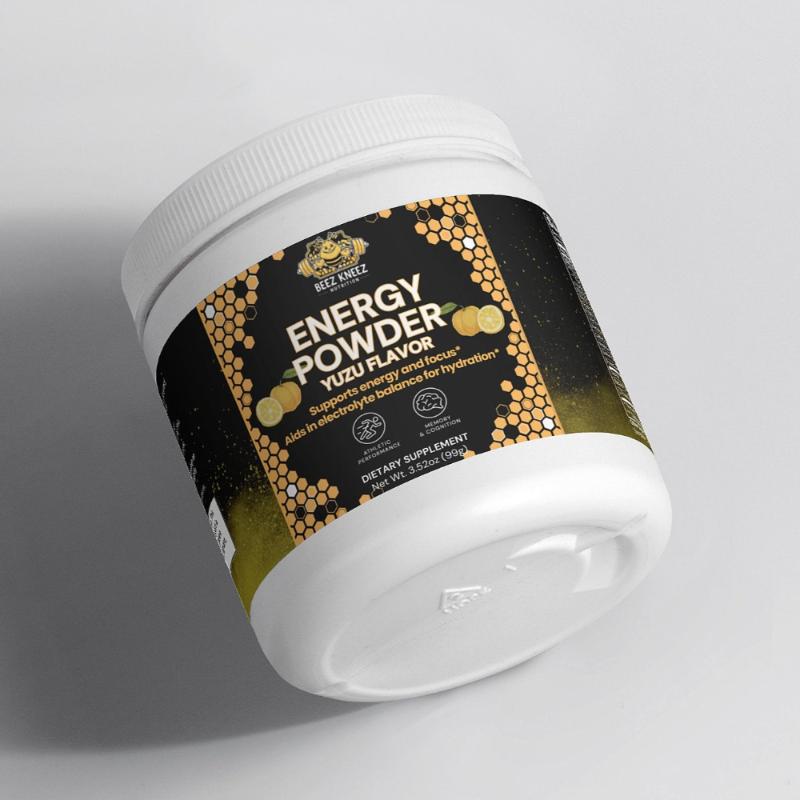 Energy Powder (Yuzu Flavor) - Beez Kneez Nutrition